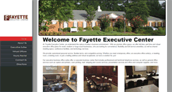 Desktop Screenshot of fayetteexecutivecenter.net