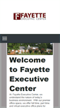 Mobile Screenshot of fayetteexecutivecenter.net